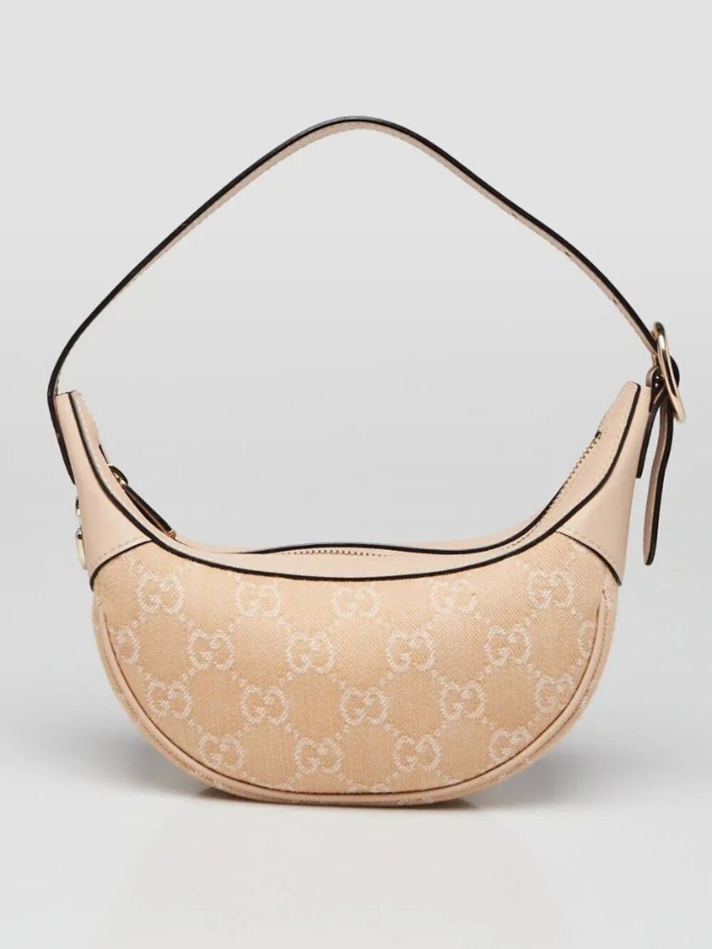 Gucci Beige/White GG Canvas Ophidia Mini Shoulder Bag